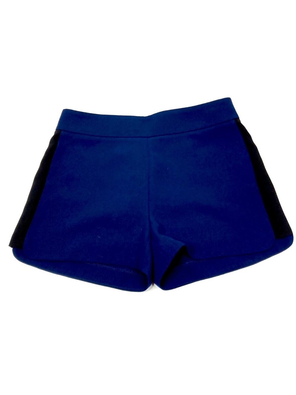 J.Crew Factory Dark Navy Blue 100% Polyester Shorts Womens 0